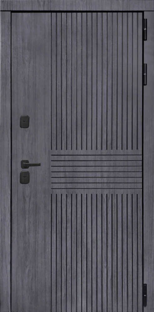 Входная дверь ДвериПРО Берген СБ-1 (ст. белое, 16мм, венге) DPRO200577 внешняя сторона